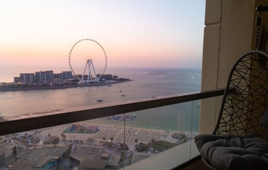 FULL SEA VIEW, 2BR-High Floor , POOL, BEACH, JBR