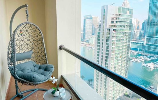 LUX 2 BR Apartment with balcony JBR