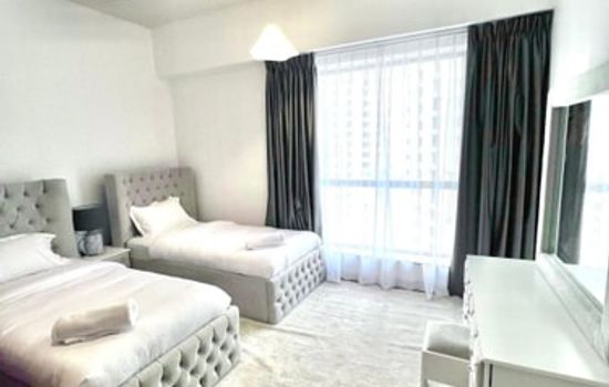 Upgraded 2BR on JBR 2 min Beach