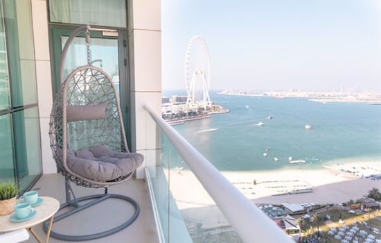 Al Bateen Full Sea View 1BR private beach JBR