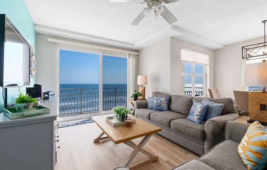 Beachfront 3BR Condo with Stunning Views Daytona 