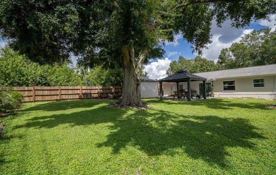 Backyard Fully Fenced