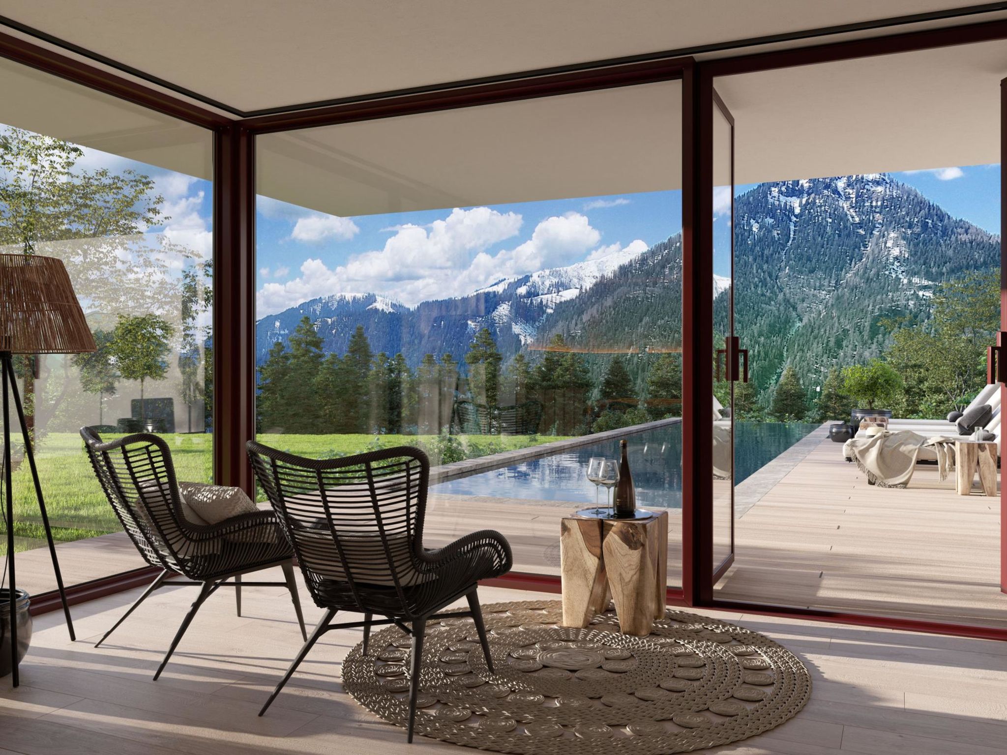 Curated visual reference: Visual Reference: Penthouse Max 6 P Infinity Pool Rentals