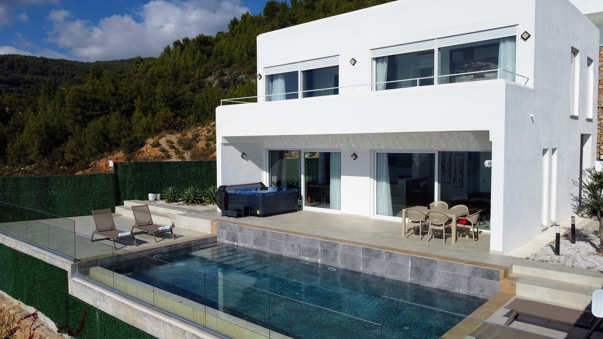 Image showcasing Stunning Panoramic Villa with Pool, Mountain & Wat | Lake.com Rentals ...