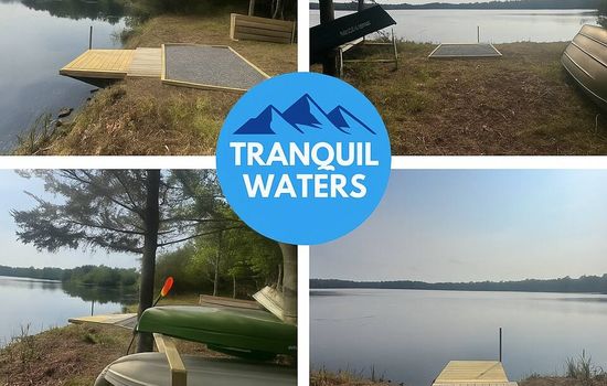 Tranquil Waters – Kayaks • Firepit • Lakefront