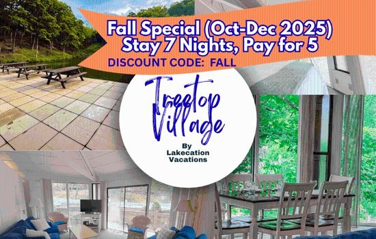 Treetop Village-3Bed/3Bath/Pools/Docks/6-8PP