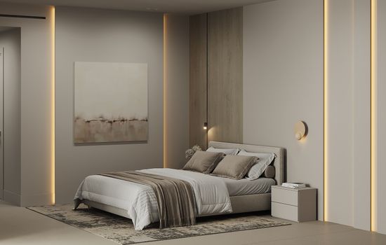 02 AZULIS Clubhouse Luxury Bedroom with crispy premium linen and custom made pillows by RENTAL12