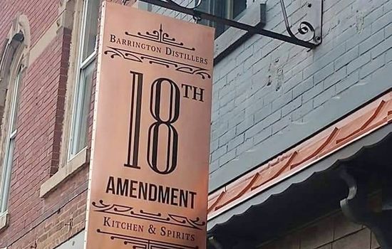 18th Amendment - Outside Sign