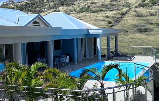 Piscine vue globale - VILLA CHILL & RELAX - Conciergerie SHIVAKEYS - SAINT MARTIN