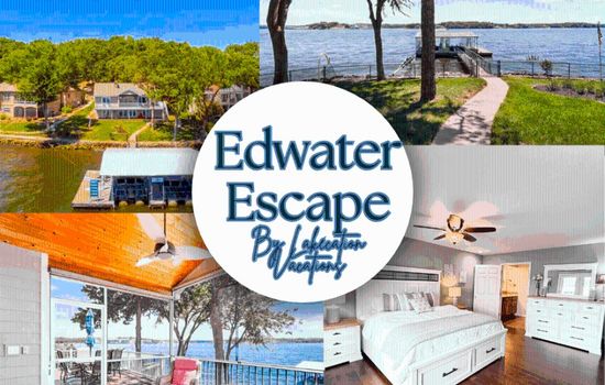 Edgewater-Lakefront 3 BD/2.5BA/Deck/Dock/Gril-16P