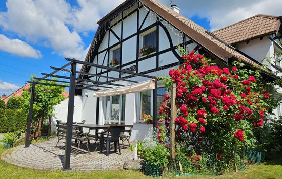 Fachwerkhaus "Paula" mit Blick auf das Wasser