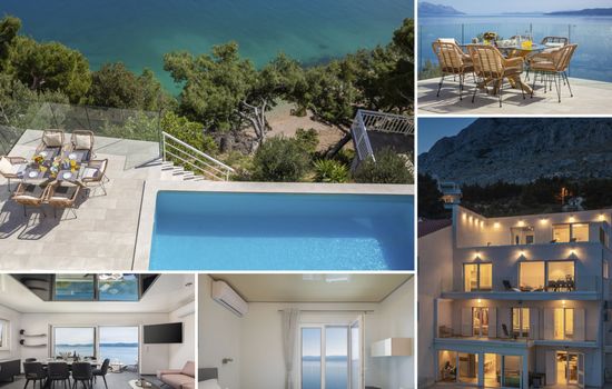 Villa am Strand - Privater beheizter Pool