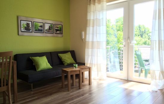 Helle Ferienwohnung für drei Personen