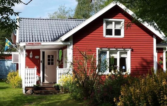 in Karlsborg mit Offenem Kamin