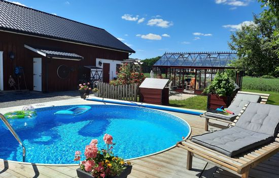 Bauernhaus-Wohnung bei Göta Älv in der Nähe von Göteborg