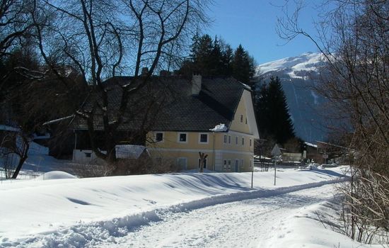 Große Wohnung im ersten Stock, mit großem Garten