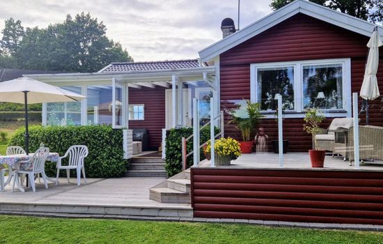am See Åsunden mit herrlicher Aussicht
