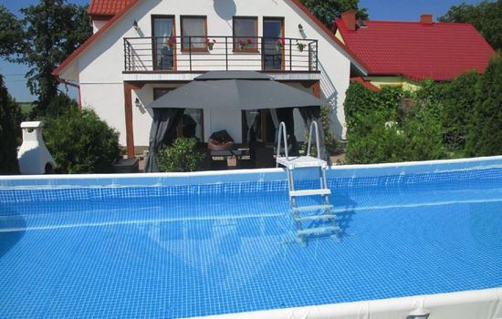 in Bychowo mit Großem Garten