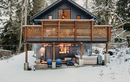 Hütte 50 hat einen Whirlpool, Wi-Fi und ist haustierfreundlich