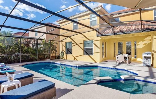 Haus in Davenport mit großem Pool und Blick auf das Naturschutzgebiet