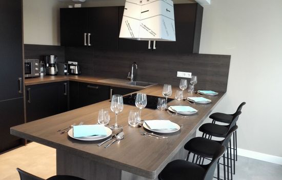 Moderne Duplexwohnung mit Durchgang in der Nähe von SPA