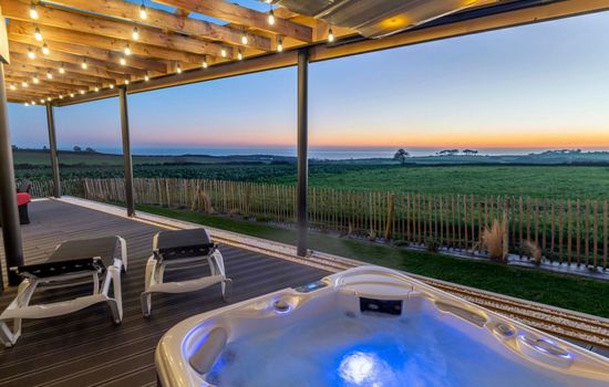 Villa mit Meerblick und privatem Spa - les gîtes de Fabie