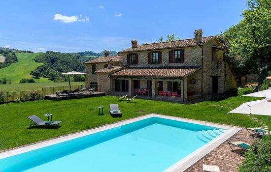 Ca Seppe Marche Ferienvillen, privater Pool