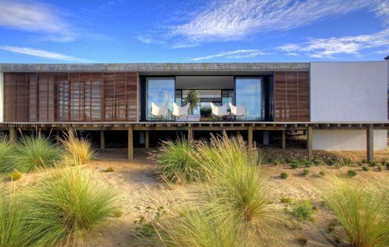 Exklusive Design-Villa in den Dünen, Pool auf dem Dach