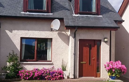 mit Garten im schottischen Hochland