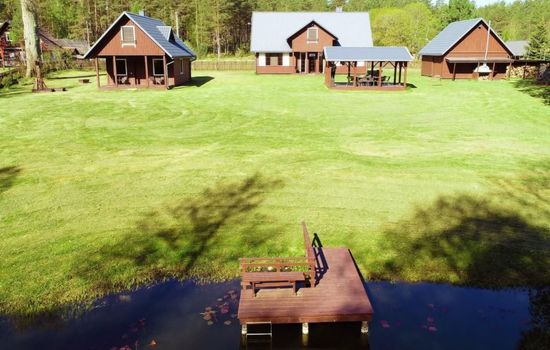 Charmante Waldvilla Dzukijos Uoga am See