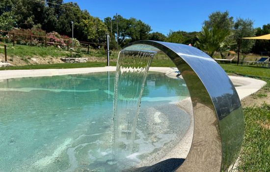 Bauernhaus mit Schwimmbad -Klimaanlage