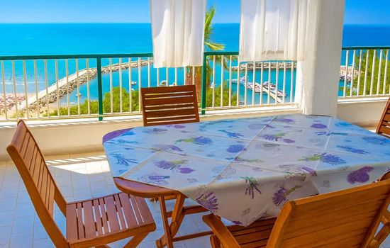 atemberaubender Blick auf die Bucht von Peschici