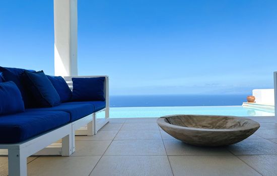 Villa "Itaca" im griechischen Stil mit herrlichem Meerblick