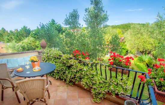 Wohnung in Centola mit gemeinsamem Pool, Terrasse und Grill