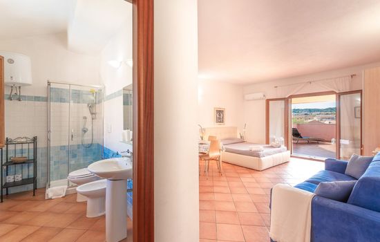 Studio-Apartment 4-Kristallblau