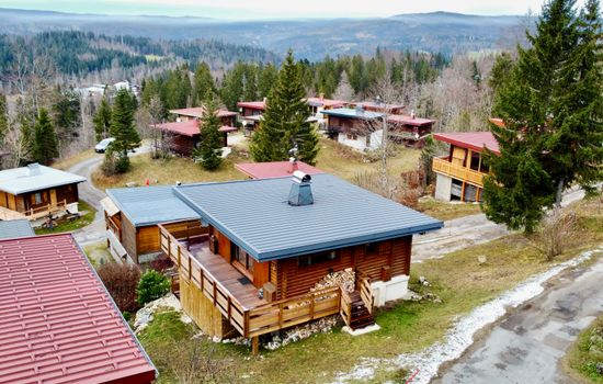 Vue d'ensemble de ce beau chalet en location aux Rousses.
