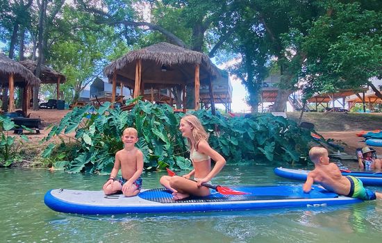 Paddleboarding at Son's Rio Cibolo