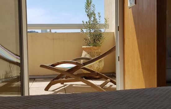 Möbliertes Studio Agachadou 25m2 mit 3 Terrassen 36m2