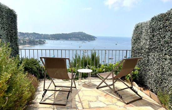 Studio mit Terrasse und Panoramablick