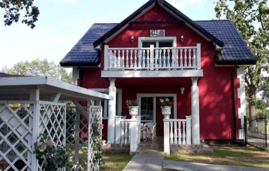 in Nowe Warpno direkt am Wasser