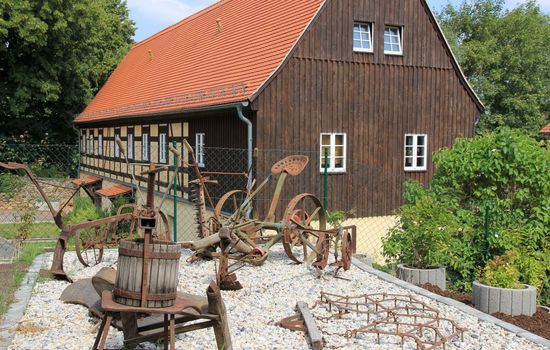 Wohnung mit Terrasse im sanierten Fachwerkhof
