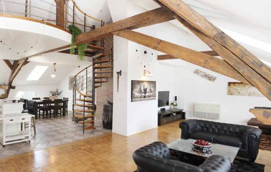 Apartment mit Waschmaschine und Geschirrspüler