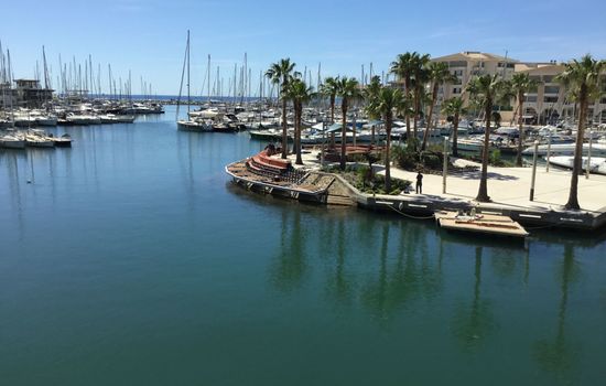 Côte d'Azur in Port Fréjus Rez de Jardin 65m2