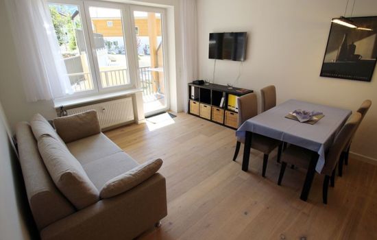 Diese Ferienwohnung befindet sich in einem Neubau