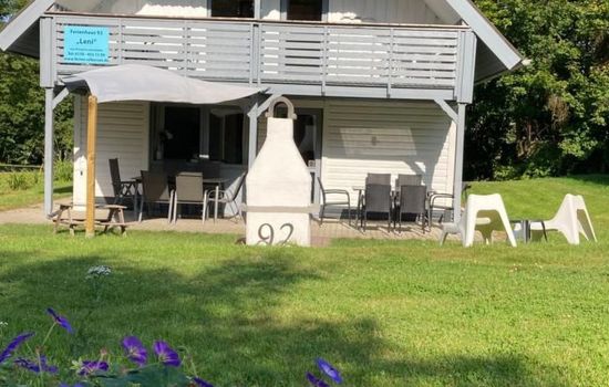 in Feriendorf Silbersee mit Kamin