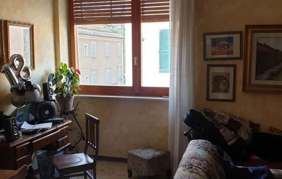 Die Hauptstraße von Grottammare, 50 Meter vom Meer entfernt