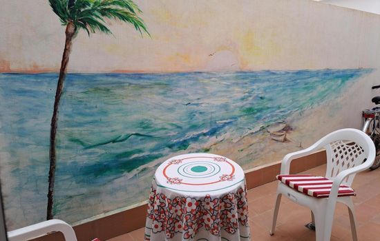 Moderne Ferienwohnung Finlandia mit kleinem Balkon