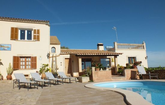 Finca Es Cau, mit Schwimmbad, Meerblick und Wifi