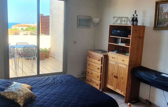 Kleines Studio mit tollem Blick auf das Meer