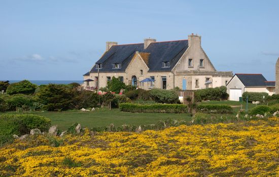 Ferienvilla mit Blick auf das Wasser